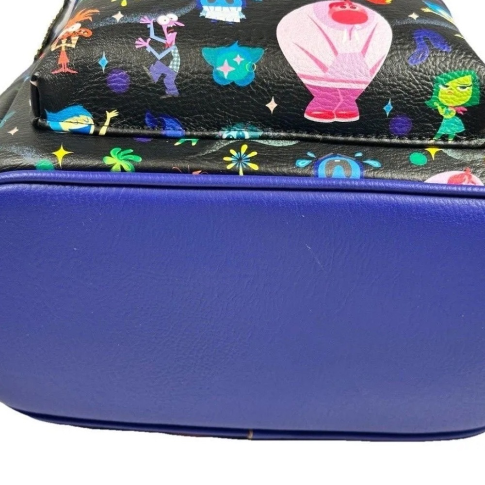Disney Parks 2025 Pixar INSIDE OUT 2 Loungefly Mini Backpack - NWT - Picture 5 of 6